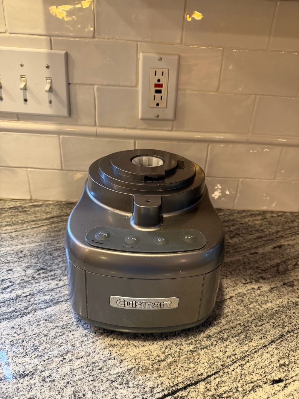 Cuisinart FP-2 Series 11-Cup Food Processor Motor Base Gray Tested